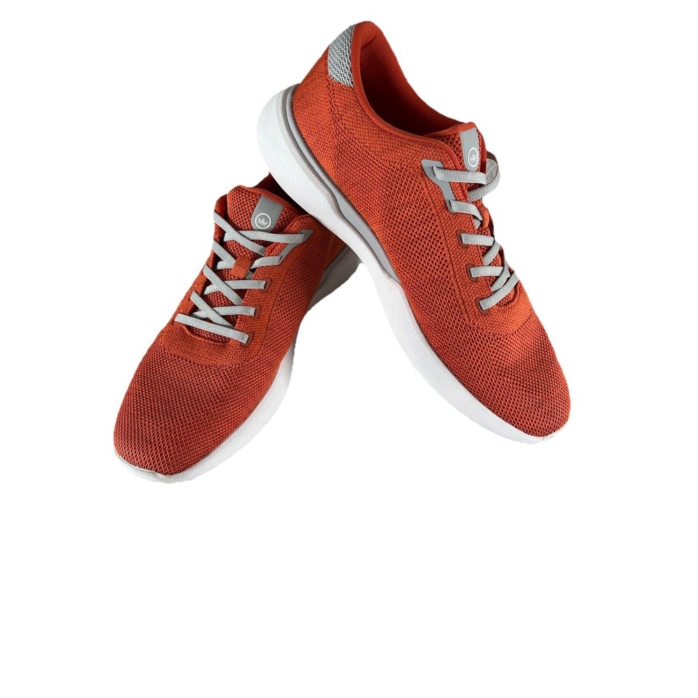Peter Millar #MS23EF06 Glide‎ V3 Sneakers Sahar Orange White Mens Size 12 Preppy